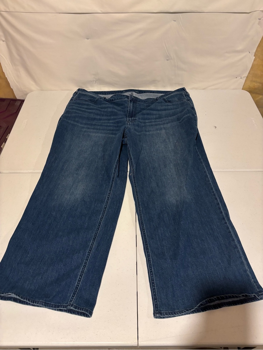 Old Navy High Rise Relaxed Fit Wide Leg Jeans Women’s Size 26 (46x30)